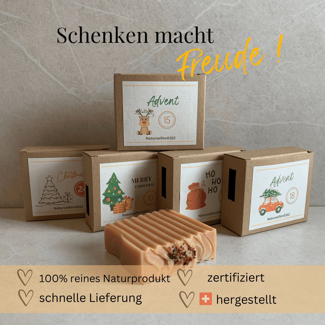 Weihnachten drei Tannen